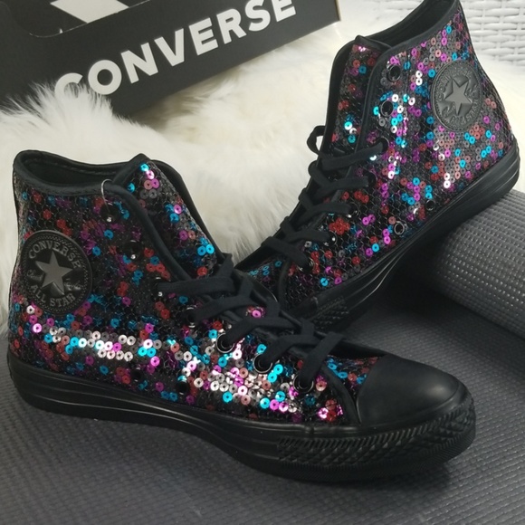 Converse CTAS Hi Sequined - Picture 2 of 8